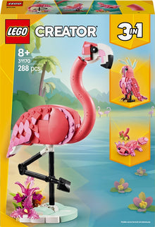 LEGO® Creator 3in1 Laukiniai gyvūnai: rožinis flamingas