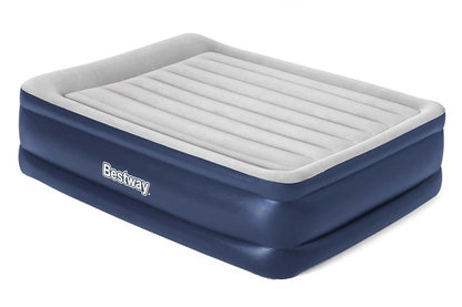Inflatable mattress Bestway 67614, blue/grey, 203 x 152 cm