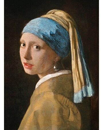 Dėlionė Clementoni Girl with a Pearl Earrig 37x28cm 1000 vnt