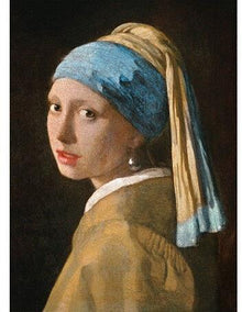 Dėlionė Clementoni Girl with a Pearl Earrig 37x28cm 1000 vnt