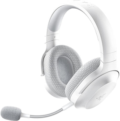Žaidimų ausinės Razer Barracuda X Mercury, baltos