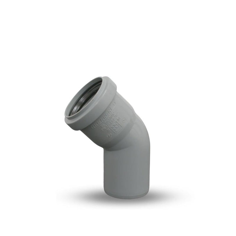 Internal sewage elbow, Ø 50 mm, 45°