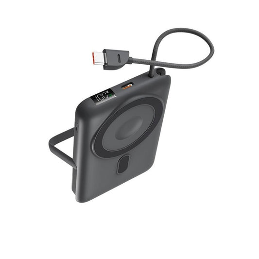 Power bank Ksix, 10000 mAh, pilkas
