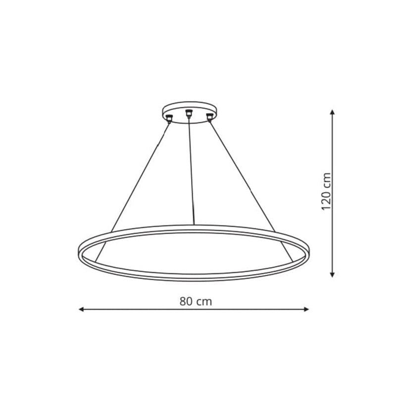 Oprawa sufitowa Light Prestige Ring, 48 W, LED, 3 - 6K