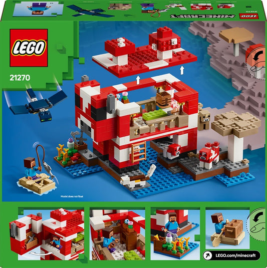 LEGO® Minecraft The Mooshroom House 21270, 500 vnt.