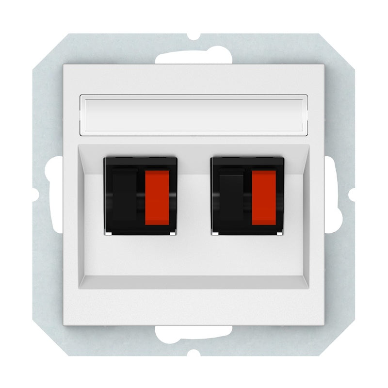 VILMA QR1000 Speaker Connection Terminal, matte white