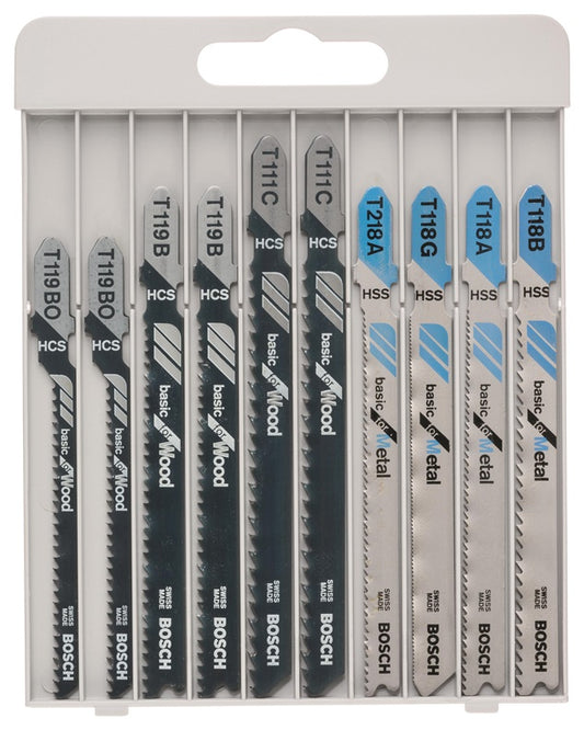 Jigsaw blade set Bosch X-Pro Line 10 pcs.