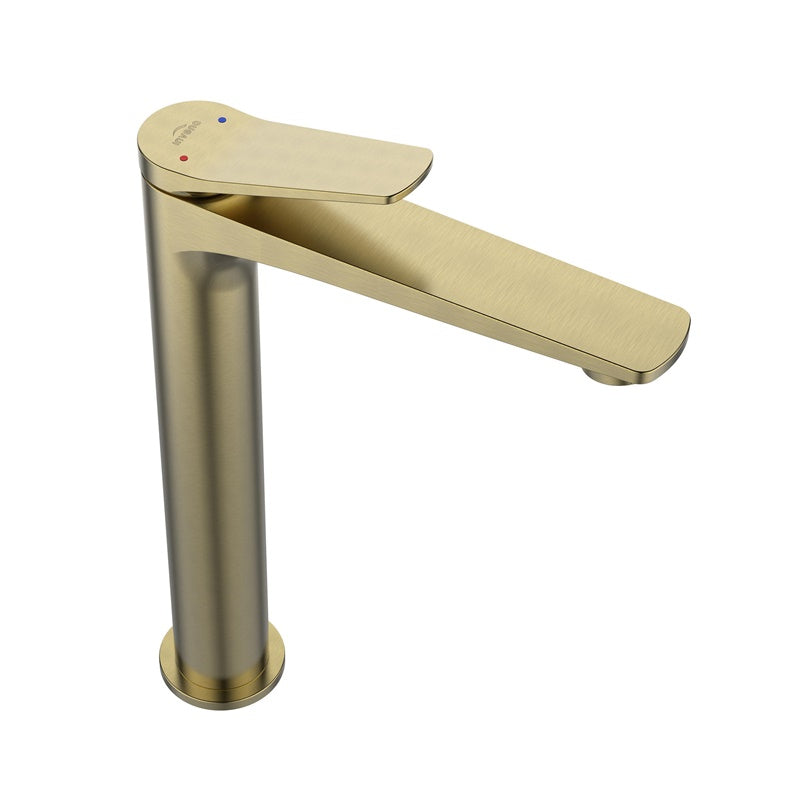 Bateria umywalkowa Invena Nestos BU-97-W09-V, złota