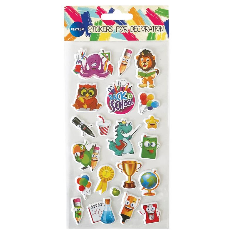 Naklejka Centrum Cartoons, 30 szt.