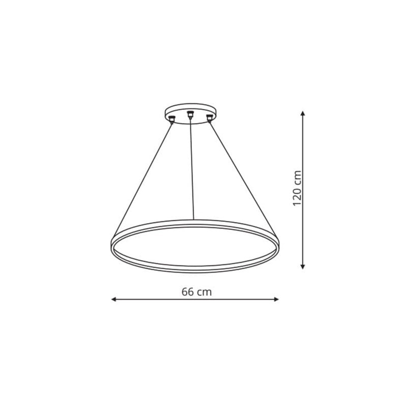 Light Prestige Ring ceiling light, 35W, LED, 3 - 6K