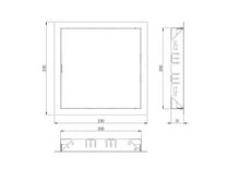 Revizinės durelės EUROPLAST RL2020A, 20 x 20 cm