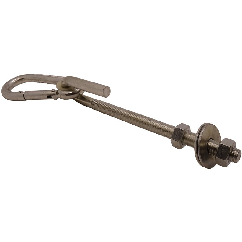SWING HANGER WITH HOOK M12X140 WITH CARABINER
