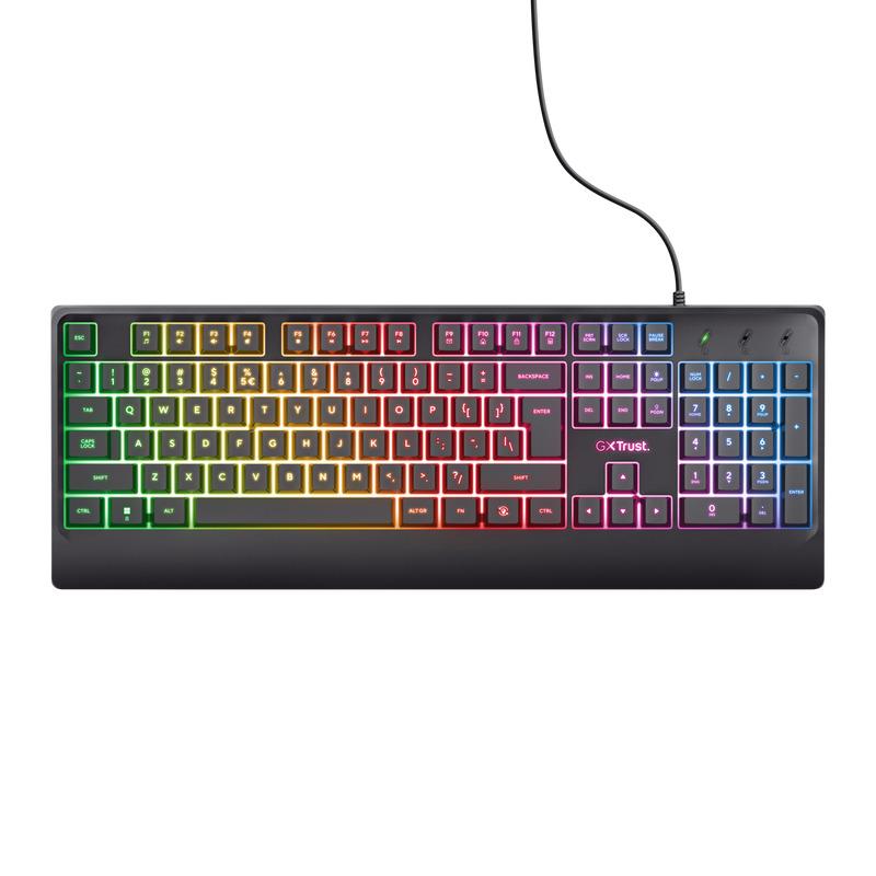 Gaming Set Trust GXT 792 QUADROX EN, black