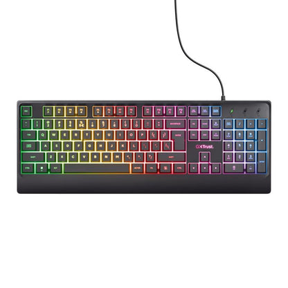 Gaming Set Trust GXT 792 QUADROX EN, black