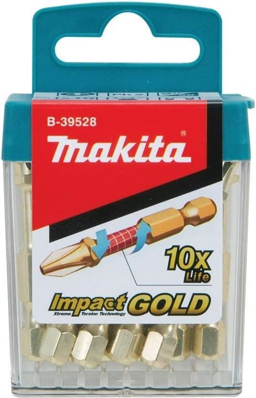 Końcówki wkrętakowe Makita B-39540, PZ2-50 mm, 10 szt.