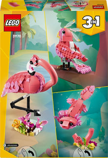 LEGO® Creator 3in1 Laukiniai gyvūnai: rožinis flamingas