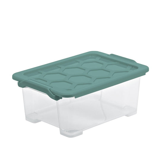 Storage box Rotho, 11 l, transparent, 387 x 279 x 158 mm