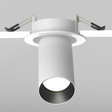 Maytoni Artisan recessed light, GU10, 10 W, white
