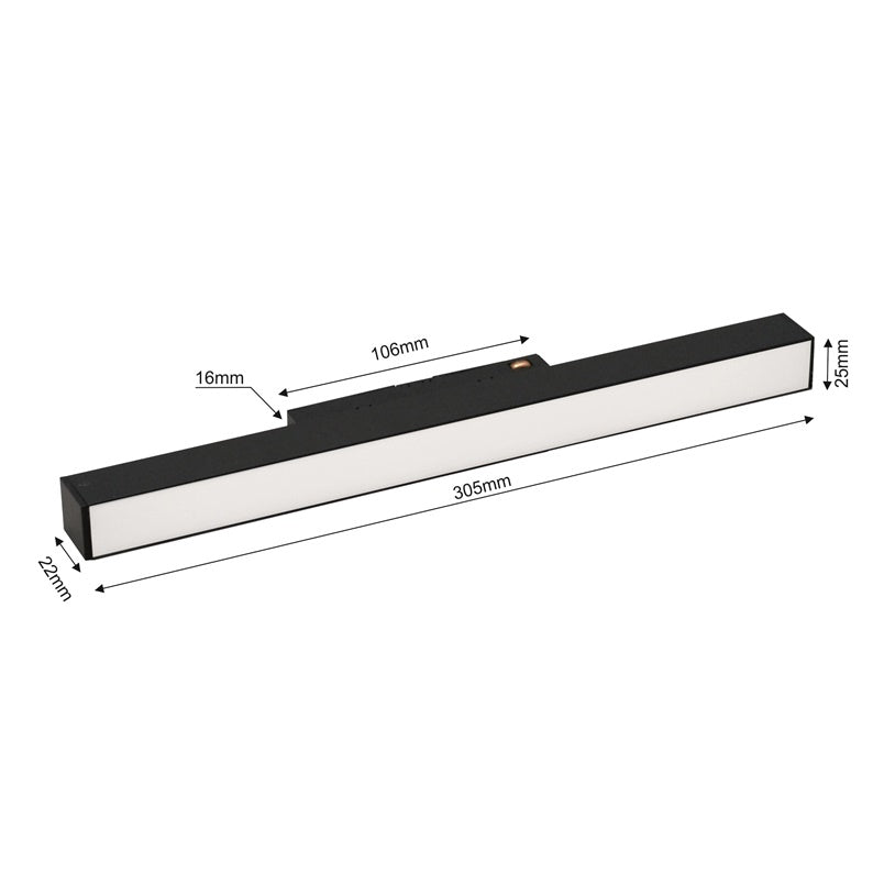 Šviestuvas Modoled Magnetic, 12 W, LED, 3000 - 6000 °K