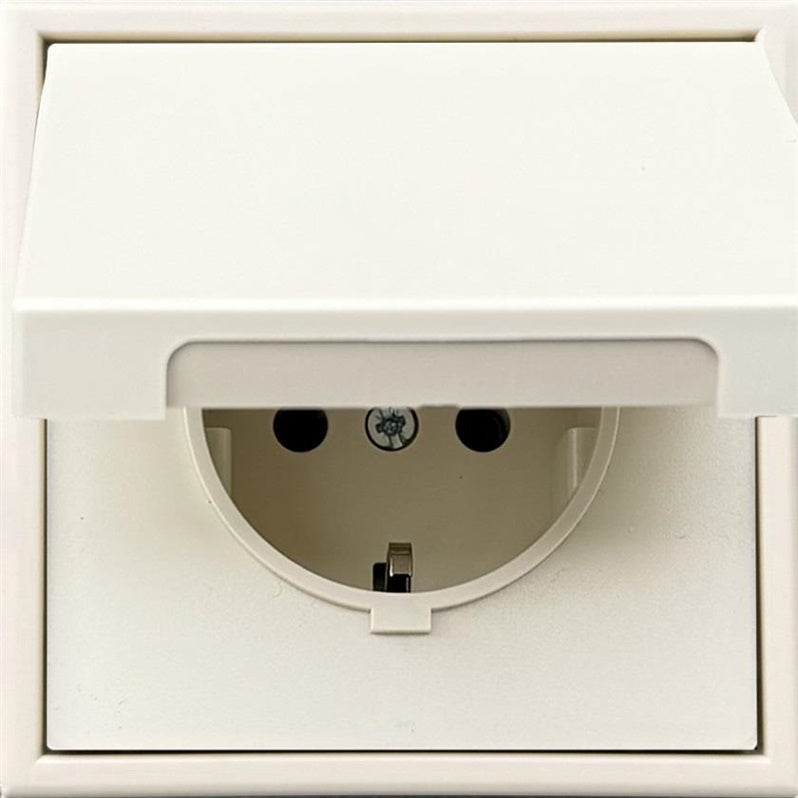 Socket LIREGUS MODERN, IP44, matt beige