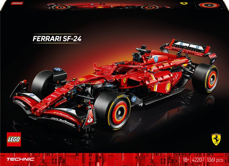 LEGO® Technic Samochód F1 Ferrari SF-24 42207, 1361 elementów