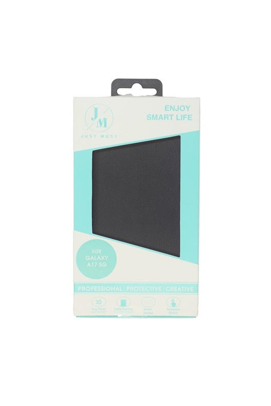 CASE BOOK TEL JM GALAXY A17 BLACK