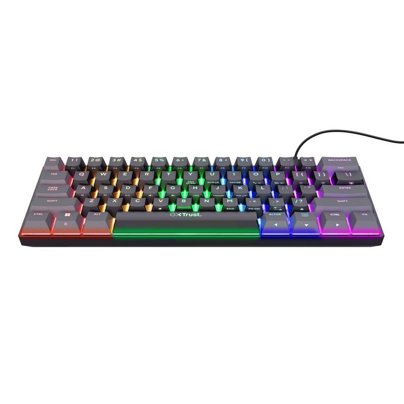 Keyboard Trust GXT 867 ACIRA, English (US), black/grey