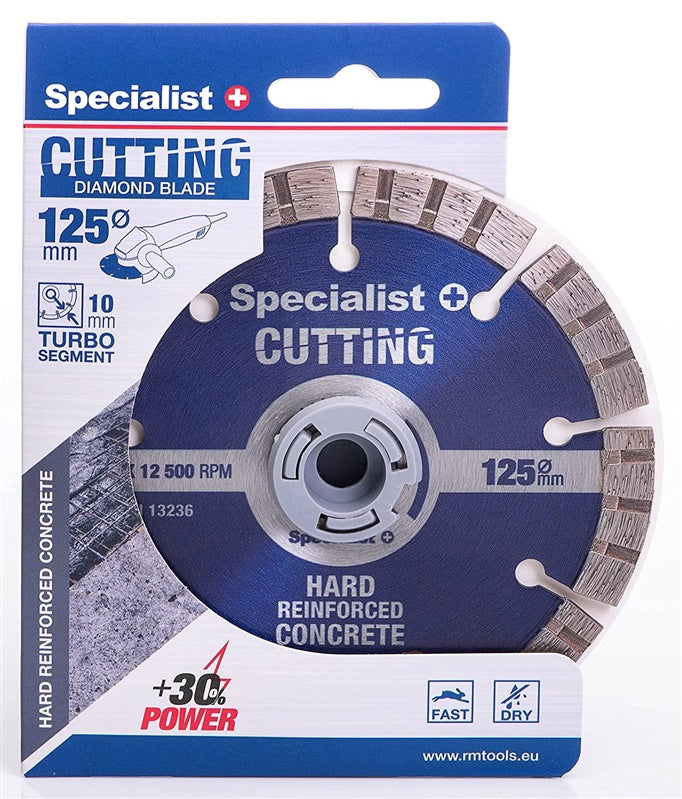 Deimantinis diskas Specialist+ Premium, 125mm x 22mm x 10mm
