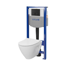 Wall-hung toilet set Cersanit S701-756, 20x50 cm