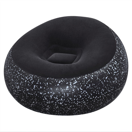 Bestway Inflatable Chair, black, 116 cm x 116 cm x 66 cm
