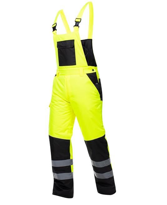 Darbinis puskombinezonis Ardon, juoda/geltona, XXL dydis