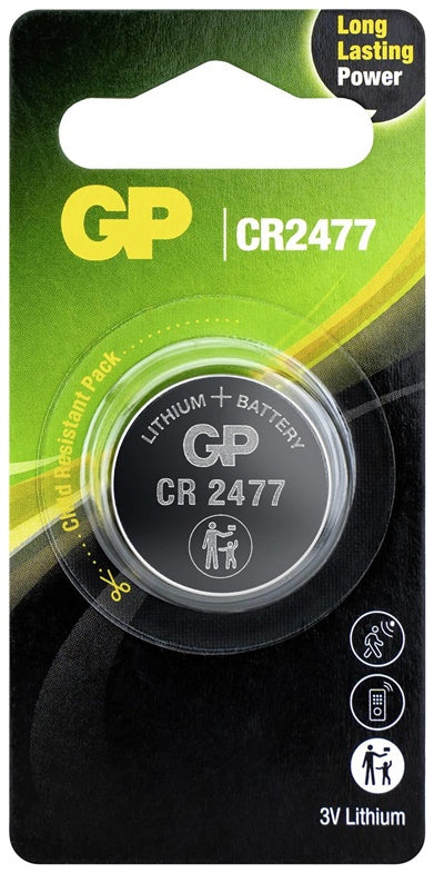Elementas GP LITHIUM CR2477, 3V
