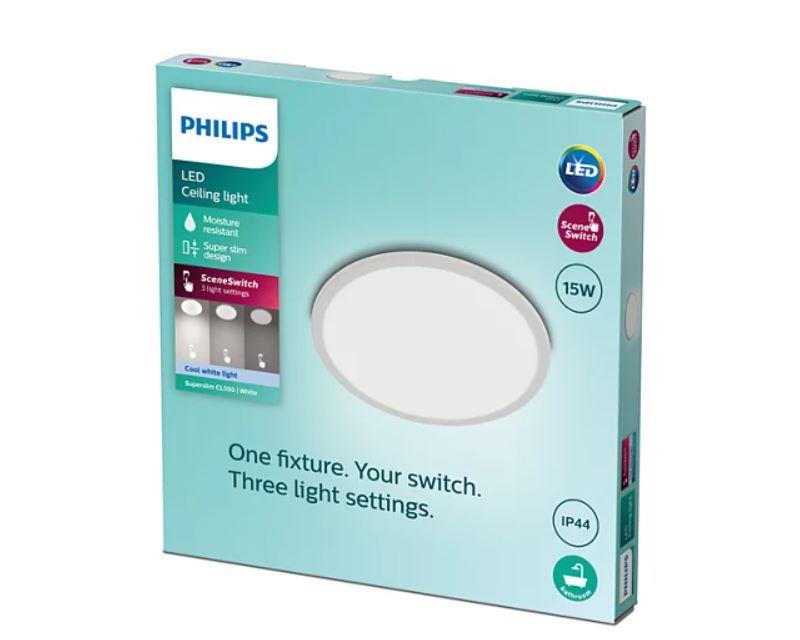 Šviestuvas plafonas Philips Slim  15 W, LED, 4000 °K
