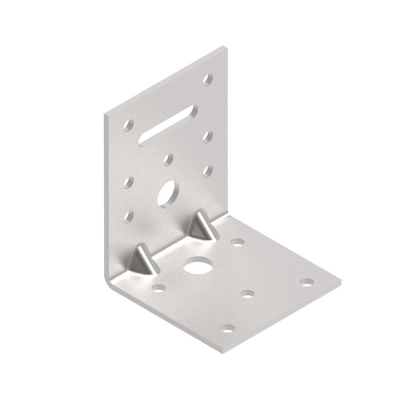 Kątownik montażowy 75x60x60x2.5 mm, wzmocniony