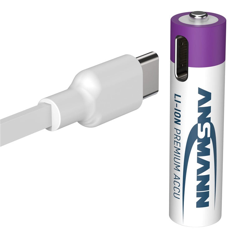 Rechargeable batteries ANSMANN AAA, 400 mAh, 1.5V, 4 pcs.