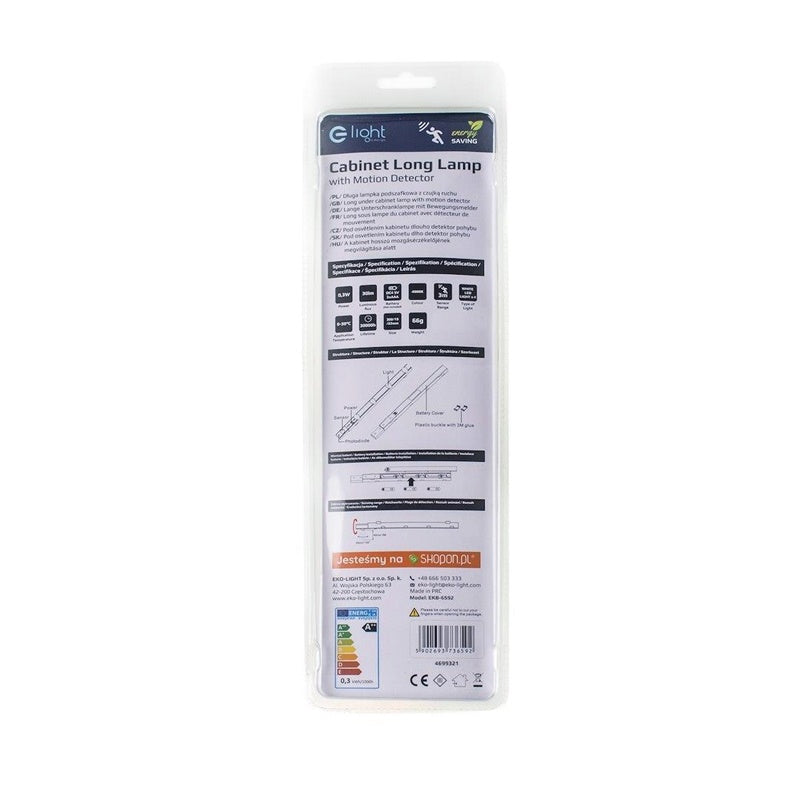 LUMINAIRE MOUNTED 0.3W 30LM 4000K 3XAAA