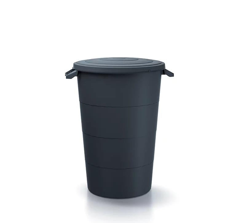 Kosz zewnętrzny Prosperplast IDSM80U-S411, czarny, 80 l
