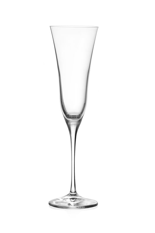 RCR Champagne Flute Set, Crystal, 0.170 l, 6 pcs.