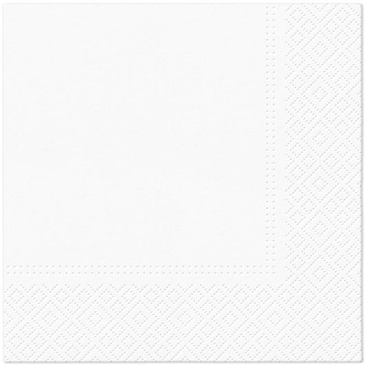 Napkin, 330 mm x 330 mm, white, 20 pcs.