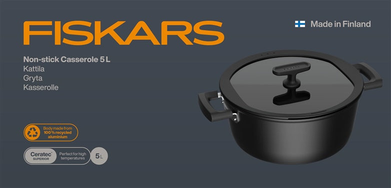 Fiskars Hard Face Pot 1075527, 5 l