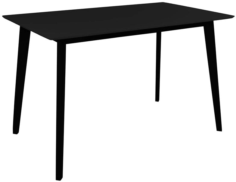 Dining table House Nordic Vojens, black, 120x70x75cm
