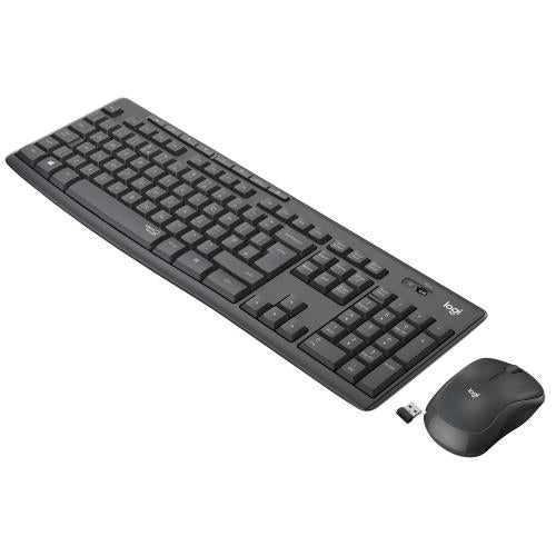 Klaviatūra Logitech MK295 Silent Combo EN, juoda, belaidė