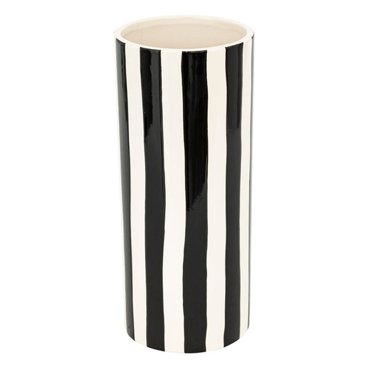 Vaza Atmosphera 204295, 30 cm, balta/juoda