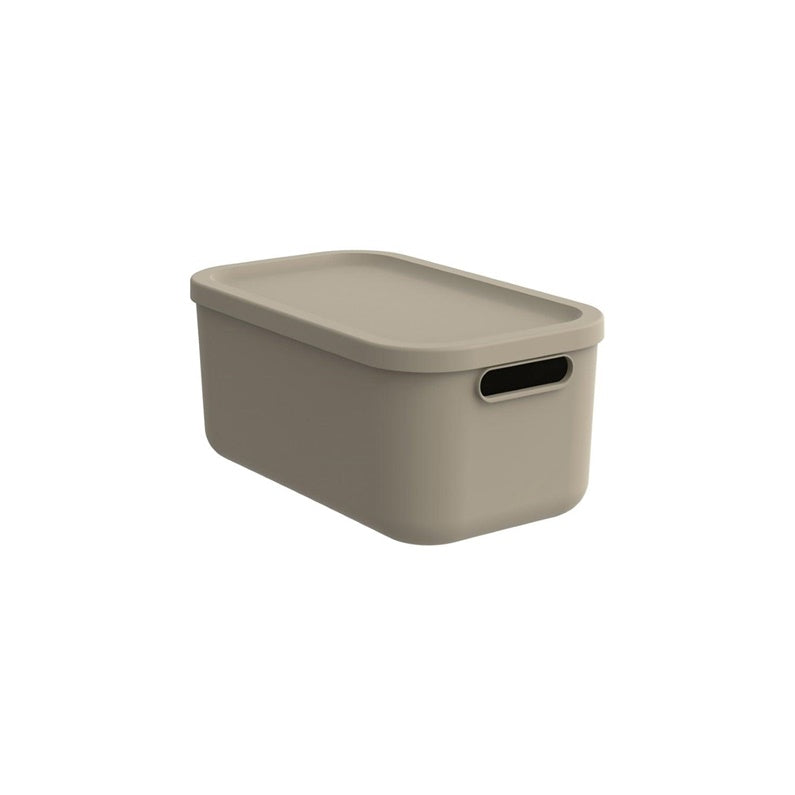 Storage Box Rotho Albula, 12 l, sand, 39.5 x 23.5 x 17.7 cm