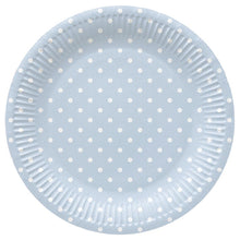 Talerze jednorazowe PAW Blue Dots, Ø 23 cm, 8 szt.