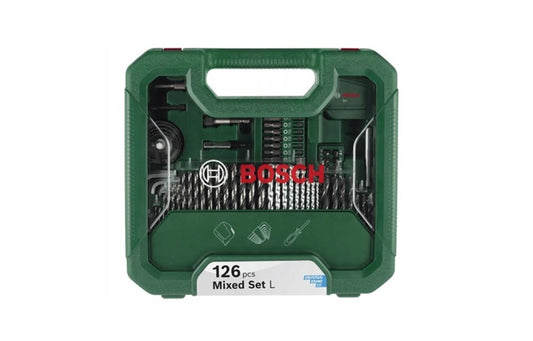 Bosch Drill and Bit Set, 126 pcs.