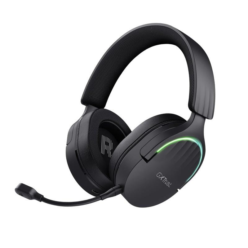 Belaidės žaidimų ausinės TRUST GXT 491 FAYZO, juodos