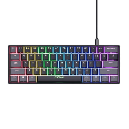 Keyboard Trust GXT 867 ACIRA, English (US), black/grey