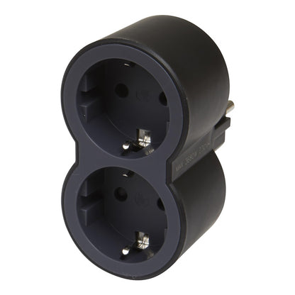 LEGRAND double splitter, black