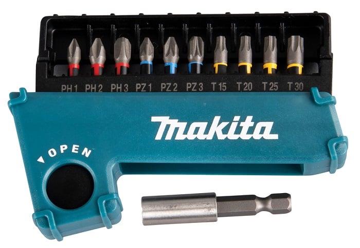 Sukimo antgalių rinkinys Makita E-03567, 11 vnt.